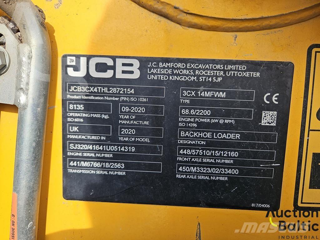 JCB 3 CX 14MFWM Kazıcı yükleyiciler - beko loder