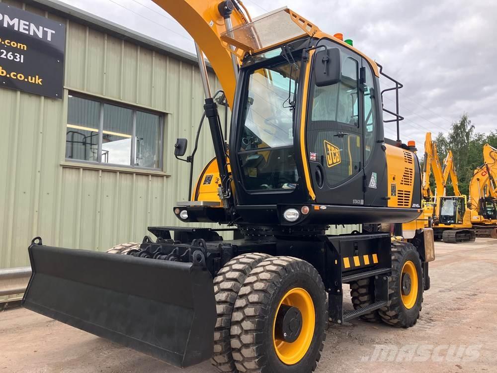 JCB JS145W Lastik tekerli ekskavatörler