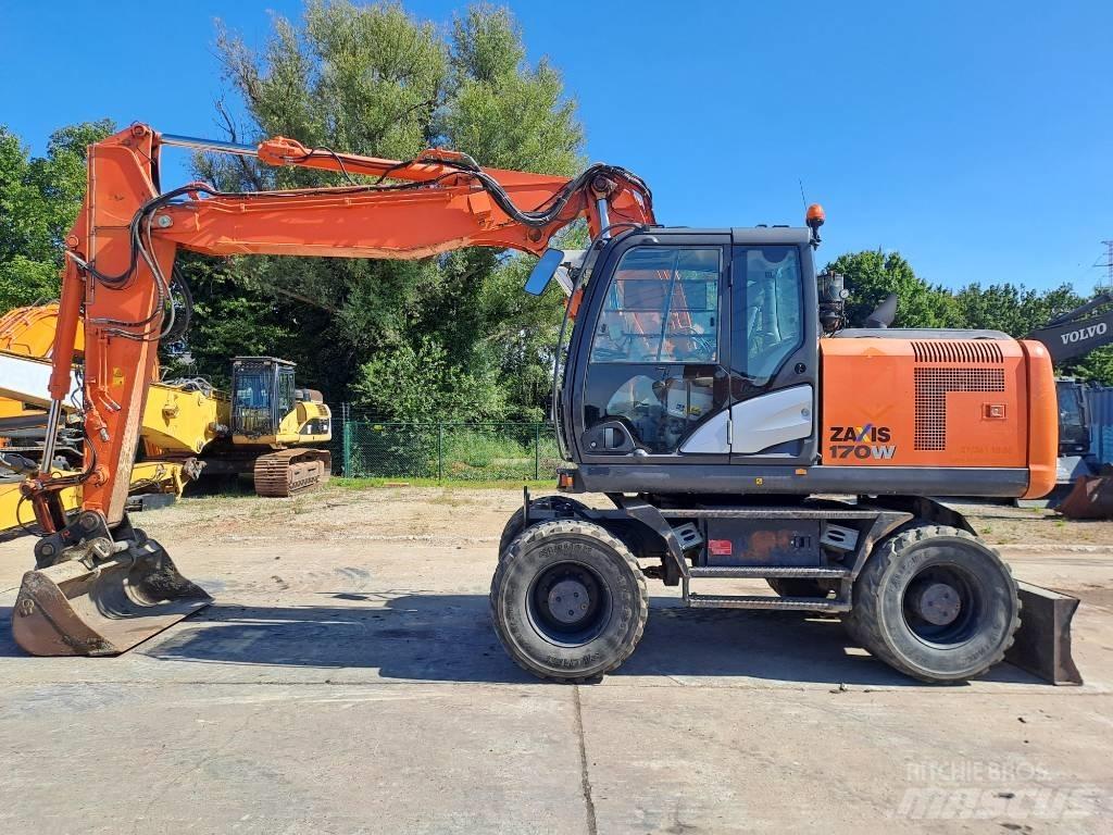 Hitachi ZX 170 W-5 B Lastik tekerli ekskavatörler