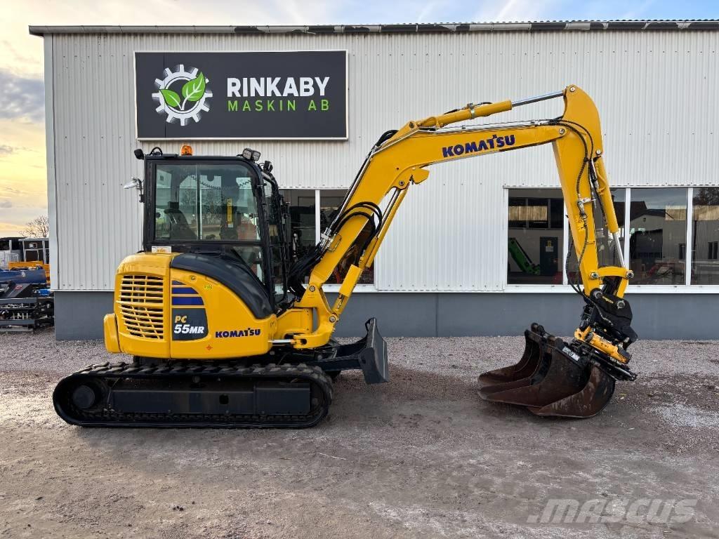 Komatsu PC55 MR-5 Mini ekskavatörler, 7 tona dek