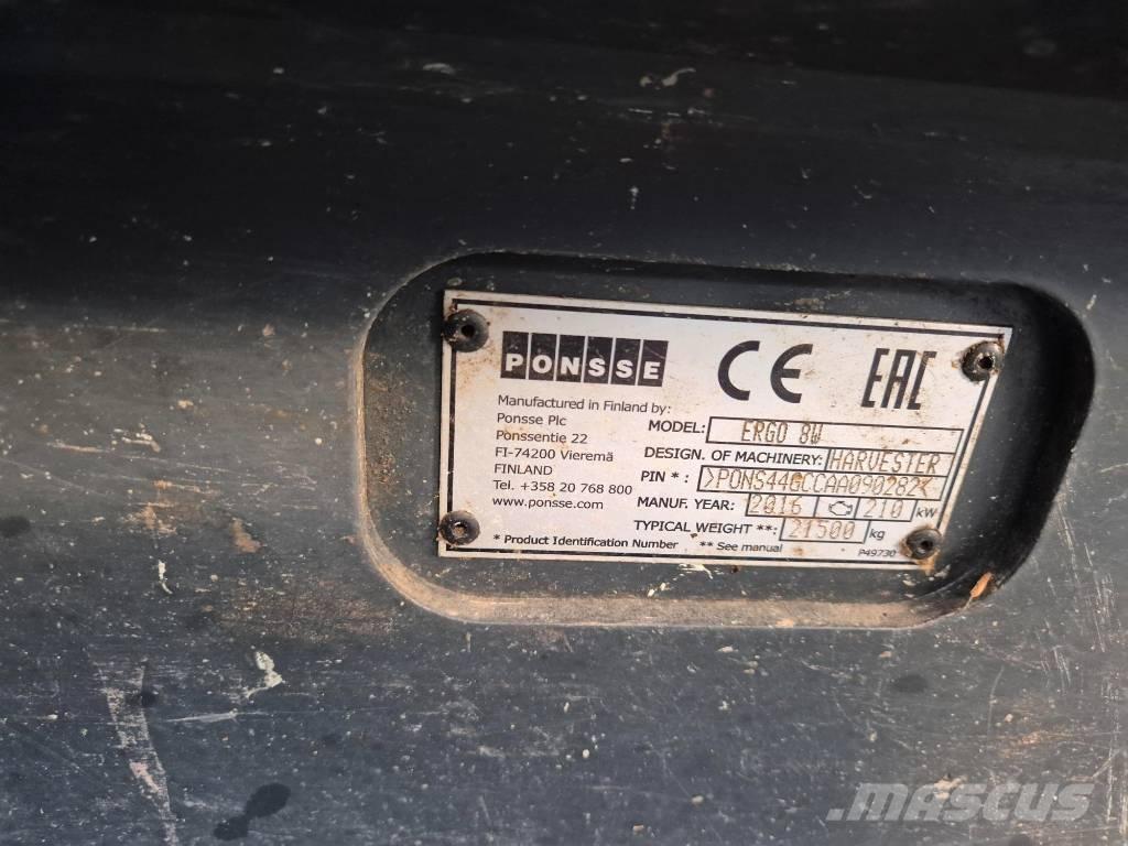 Ponsse ERGO 8W Biçerdöverler