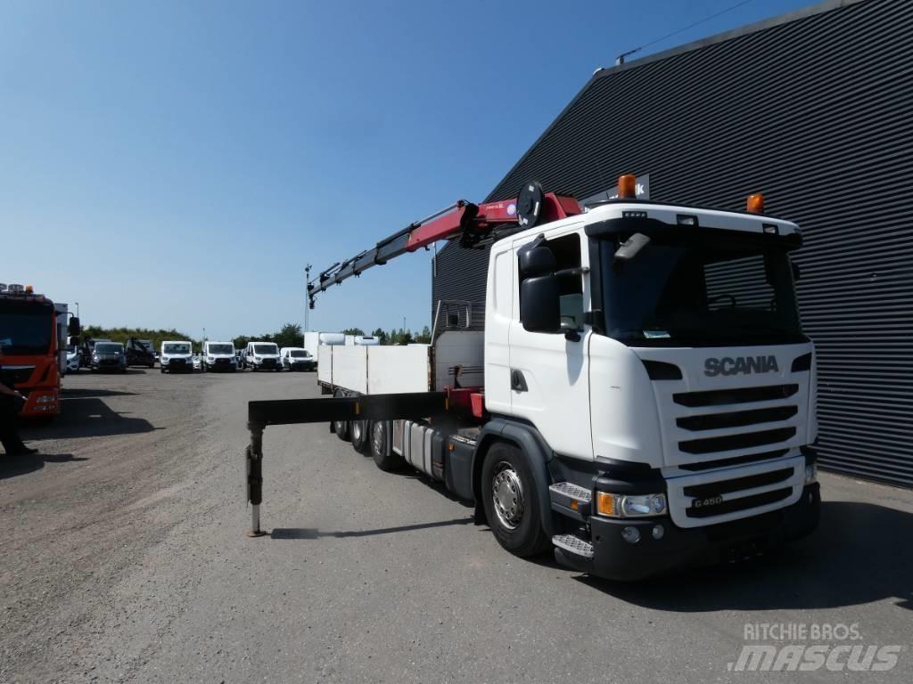 Scania G 450 Araç üzeri vinçler