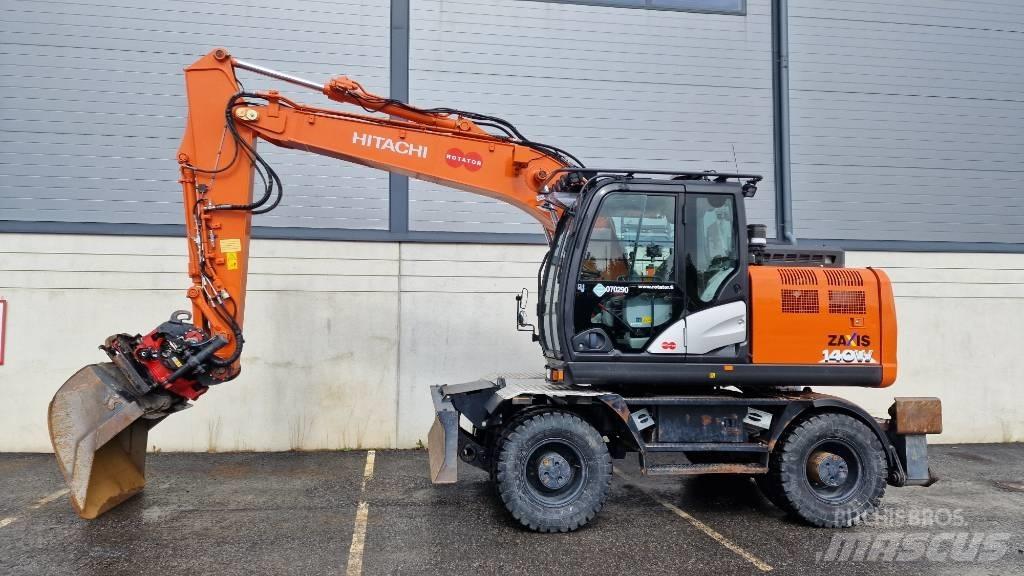 Hitachi ZX140W-6 Lastik tekerli ekskavatörler