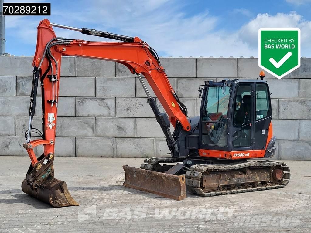 Kubota KX080 -4a Mini ekskavatörler, 7 tona dek