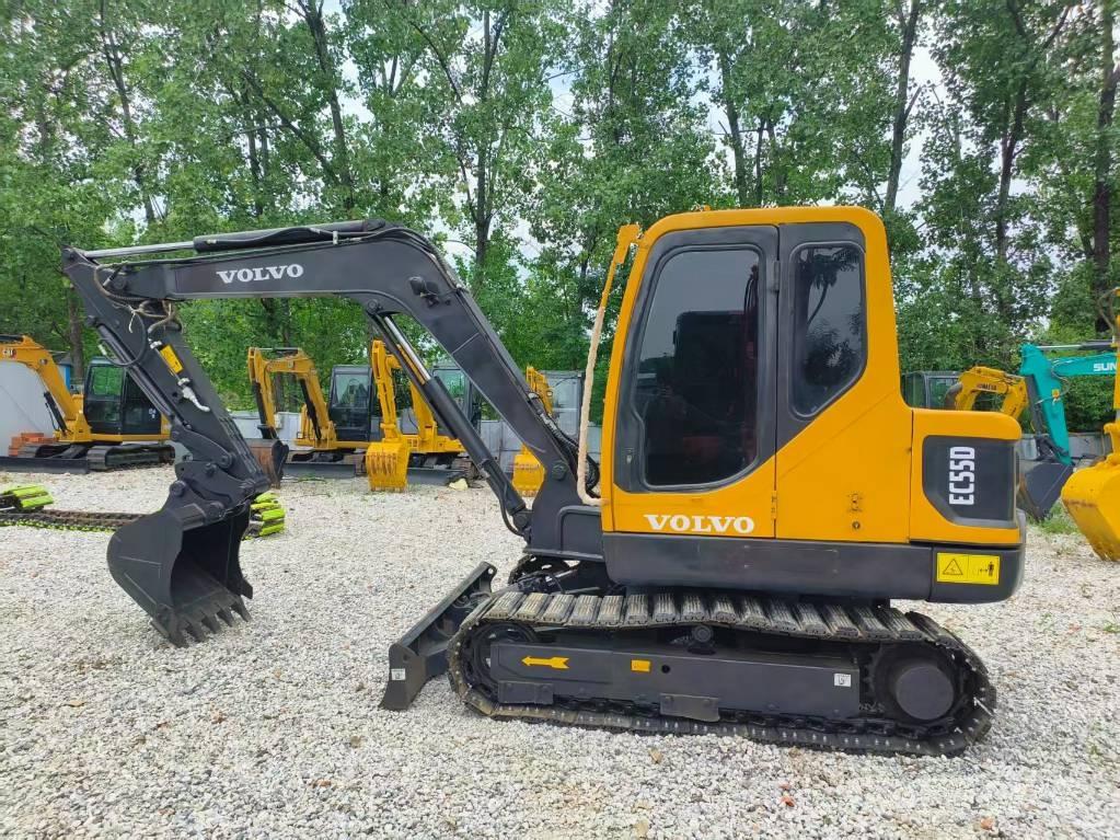 Volvo EC 55 Mini ekskavatörler, 7 tona dek