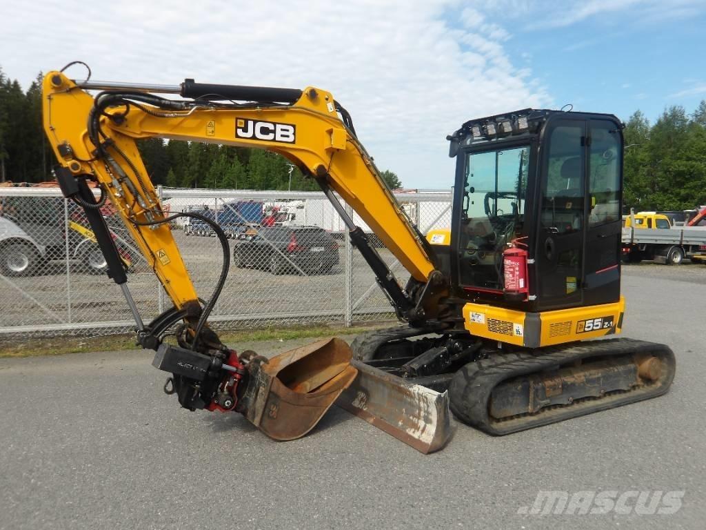 JCB 55Z-1 Mini ekskavatörler, 7 tona dek