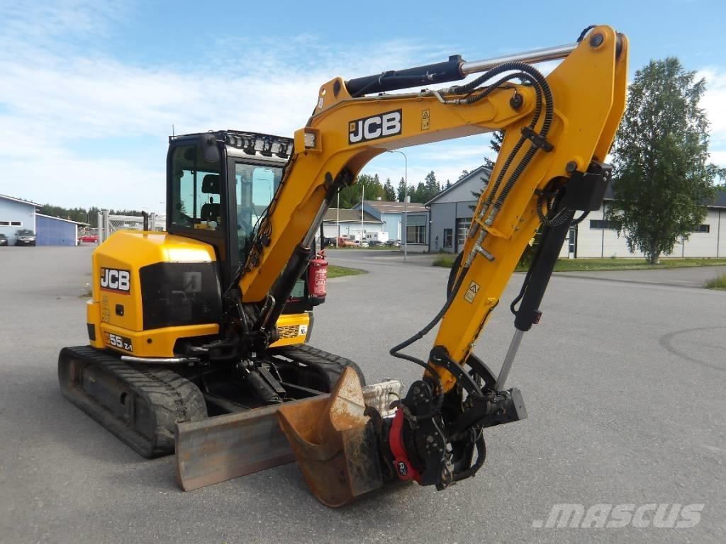 JCB 55Z-1 Mini ekskavatörler, 7 tona dek