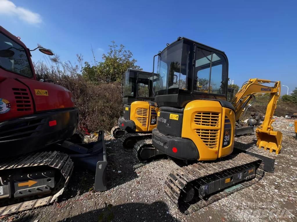 Komatsu PC 35 MR Mini ekskavatörler, 7 tona dek