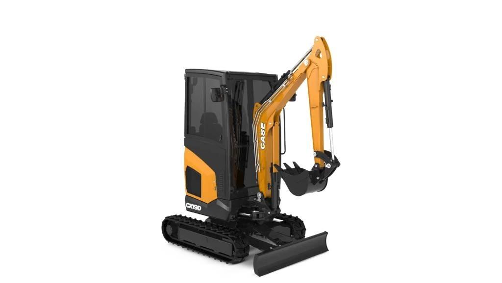 CASE CX19D Mini ekskavatörler, 7 tona dek