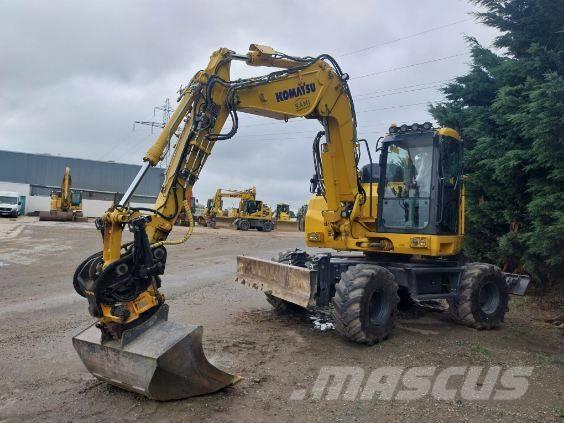 Komatsu PW138MR-11 Lastik tekerli ekskavatörler