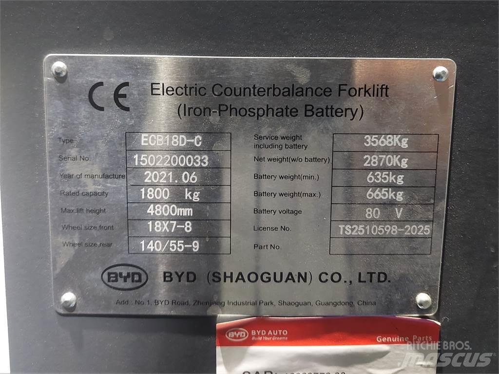  ECB18DC Elektrikli forkliftler