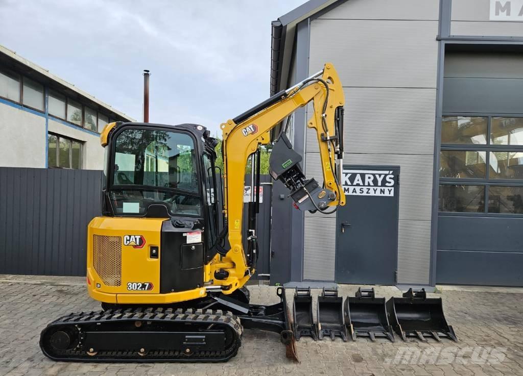 CAT 302.7 CR Mini ekskavatörler, 7 tona dek