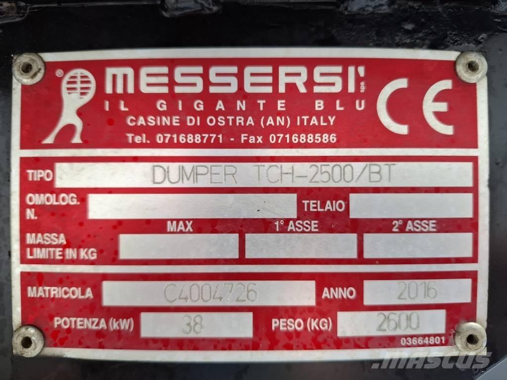 Messersi TCH 2500 BT Paletli damperler