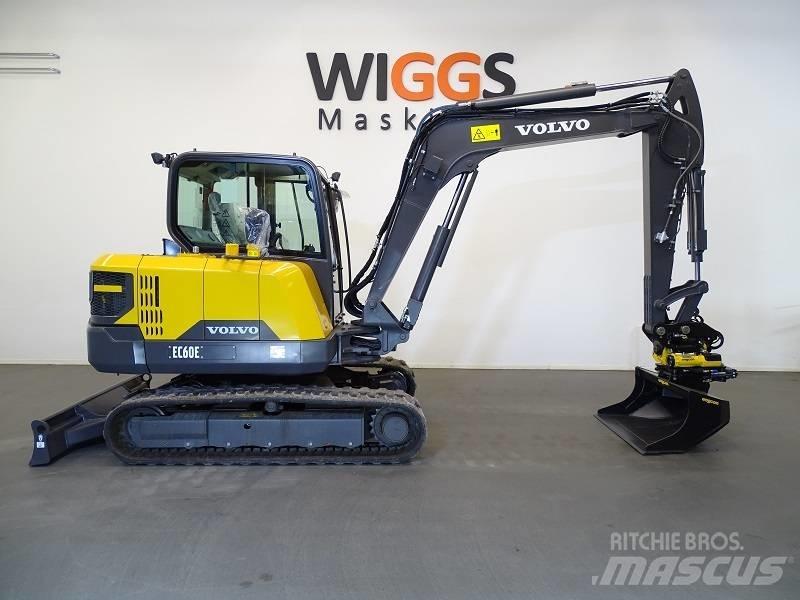 Volvo EC60E Mini ekskavatörler, 7 tona dek