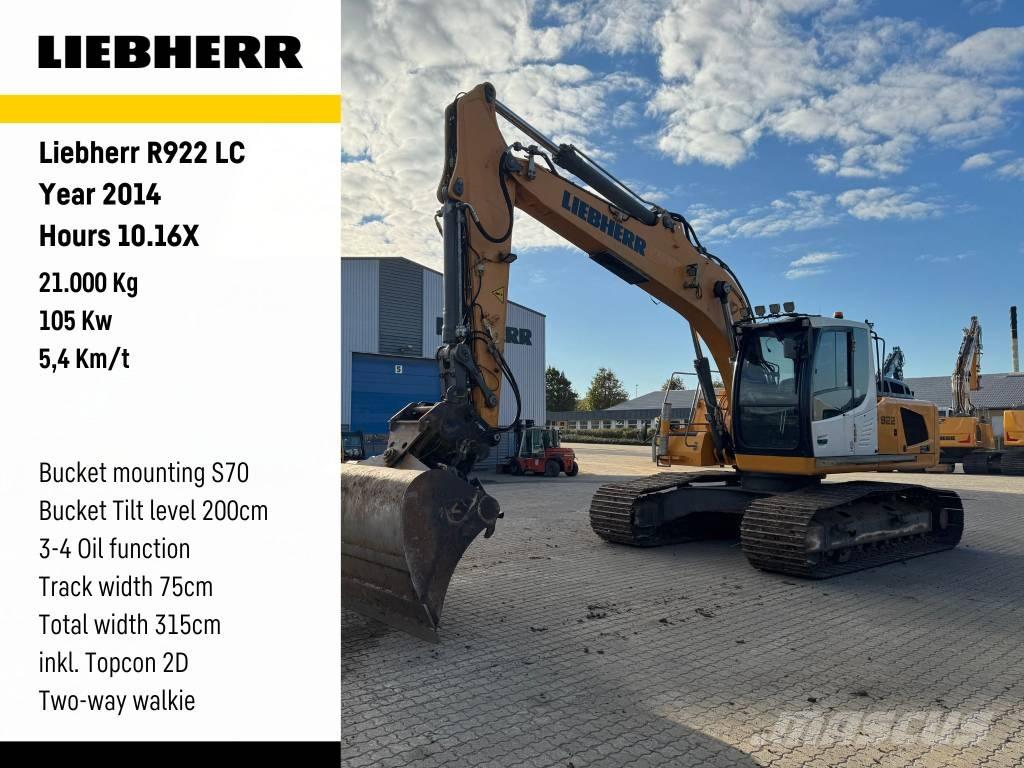 Liebherr R 922 Paletli ekskavatörler