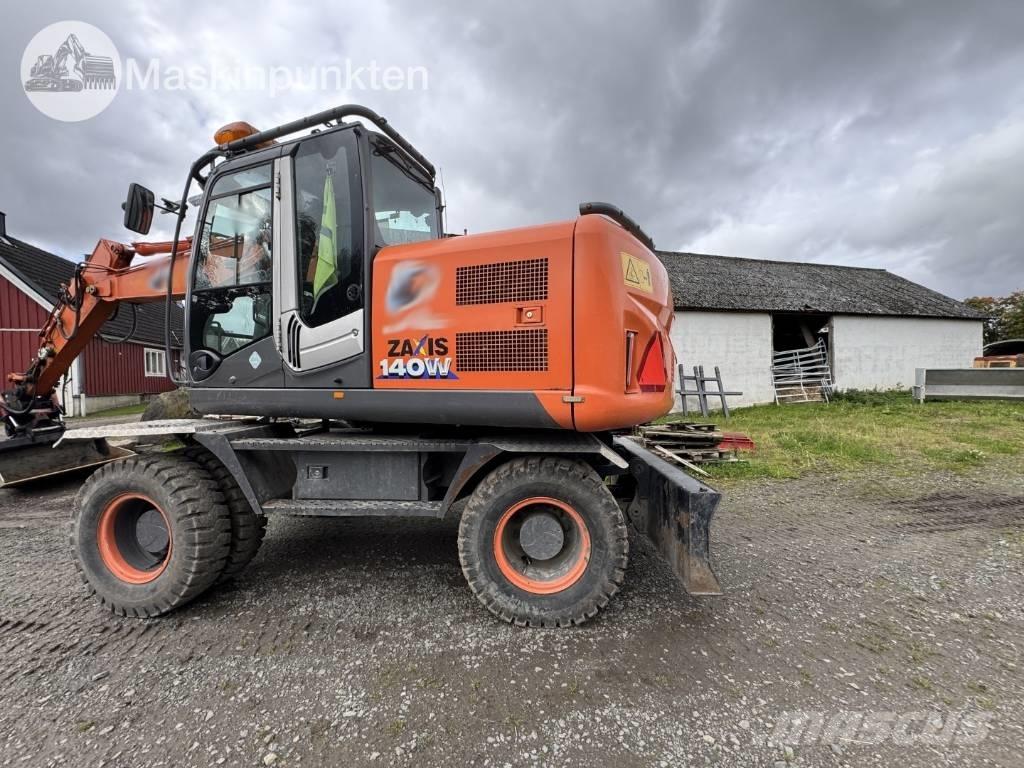 Hitachi ZX 140 W-3 Lastik tekerli ekskavatörler