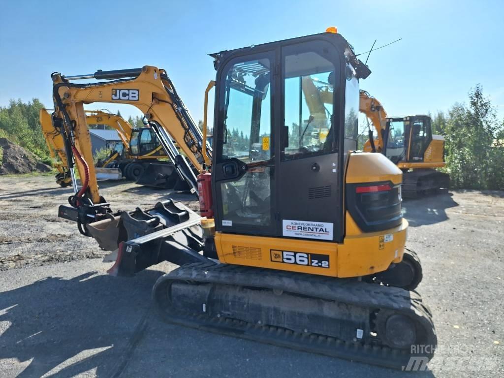 JCB 56 Z-2 Mini ekskavatörler, 7 tona dek