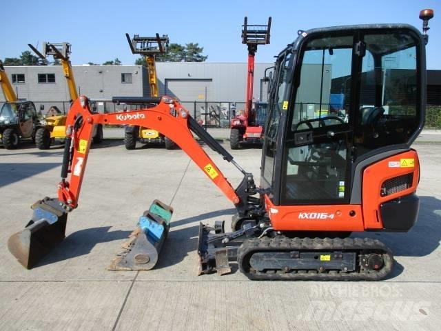 Kubota KX016-4 (100) Mini ekskavatörler, 7 tona dek