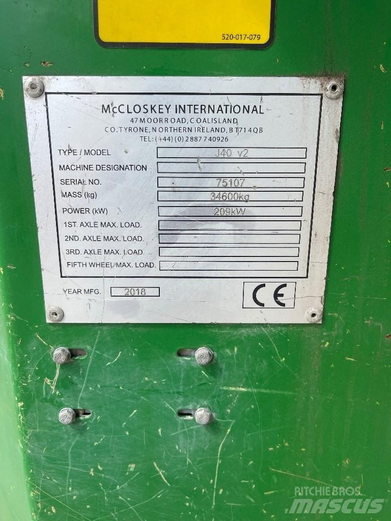 McCloskey J40 Kırıcılar