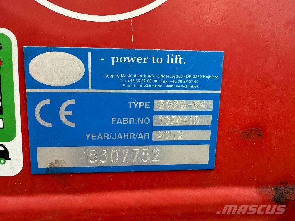 HMF 2020 K4 årg 2012 Yükleme vinçleri