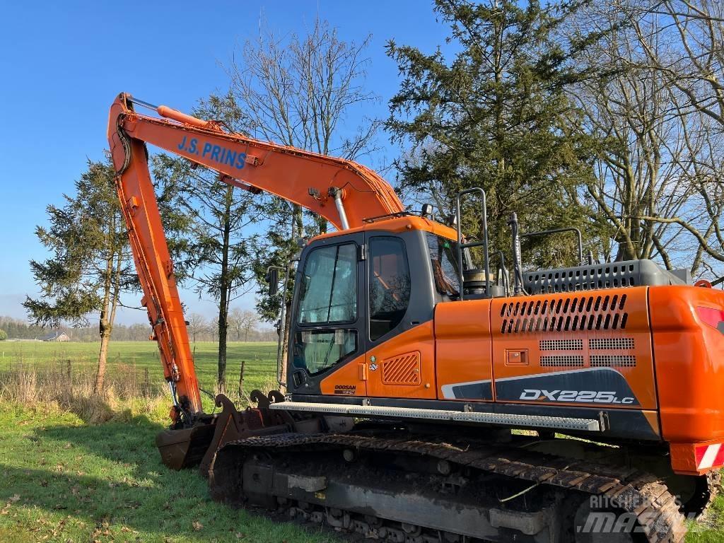 Doosan Dx225-5 Uzun bomlu ekskavatörler