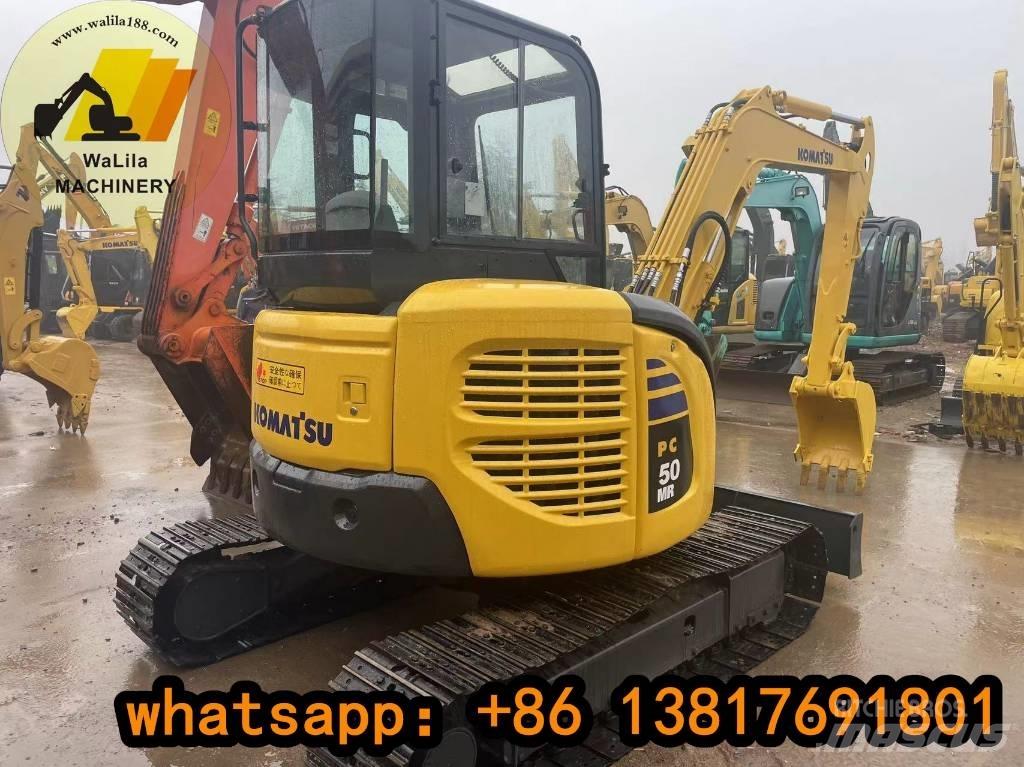 Komatsu PC 50 MR Mini ekskavatörler, 7 tona dek