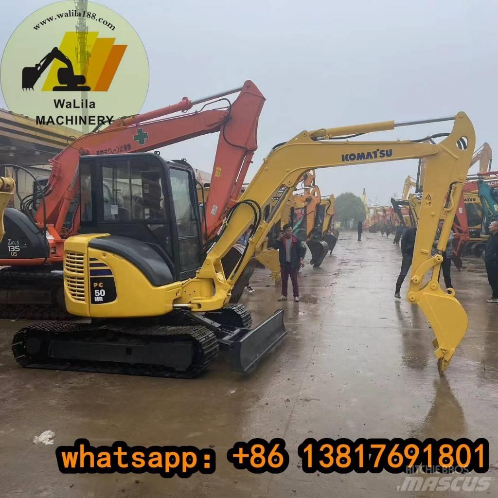 Komatsu PC 50 MR Mini ekskavatörler, 7 tona dek