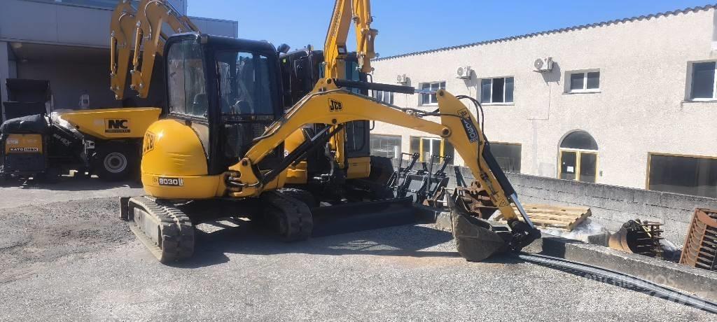 JCB 8030 Mini ekskavatörler, 7 tona dek