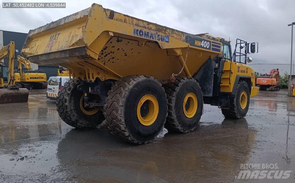 Komatsu HM400-5E0 Belden kirma kaya kamyonu