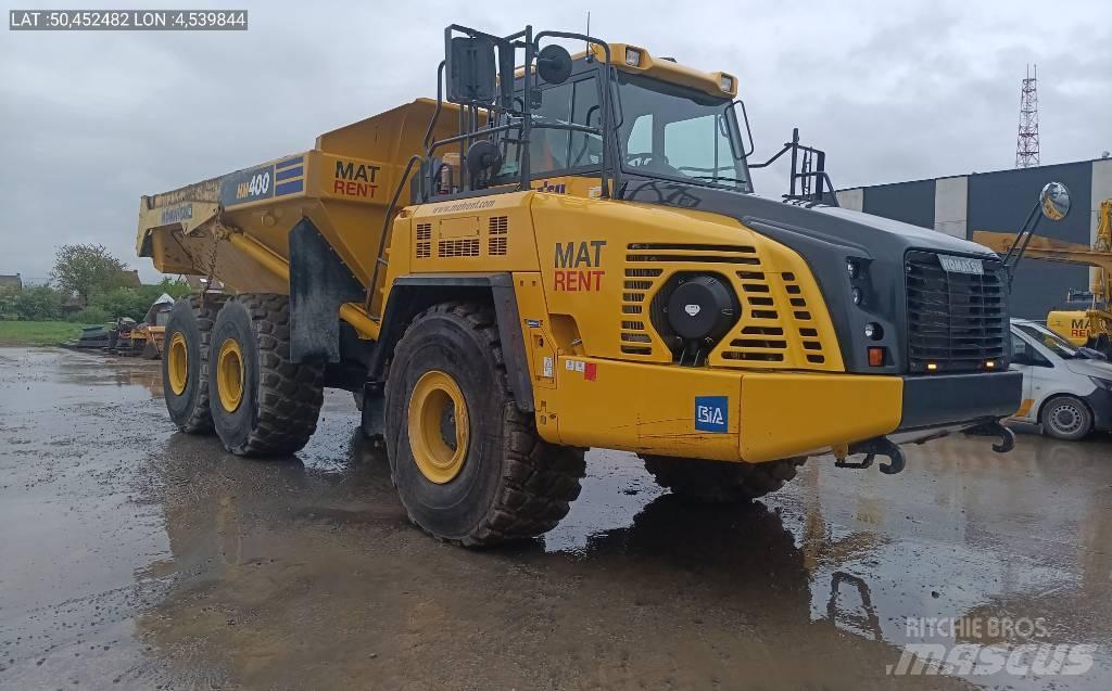 Komatsu HM400-5E0 Belden kirma kaya kamyonu