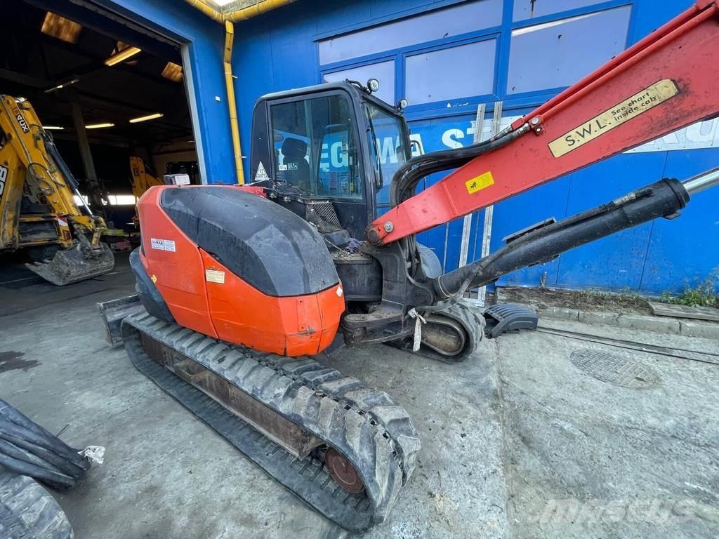 Kubota KX-080-4 Mini ekskavatörler, 7 tona dek