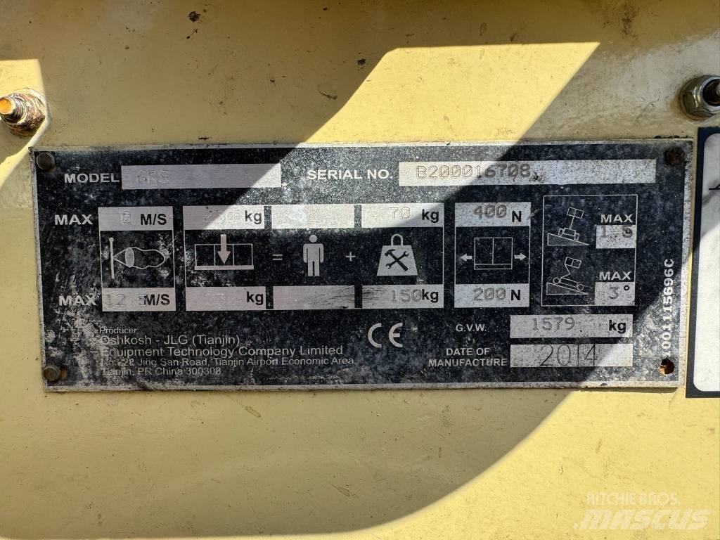 JLG 6 RS Makasli platformlar