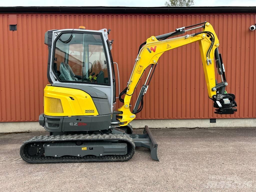 Wacker Neuson EZ26 Mini ekskavatörler, 7 tona dek