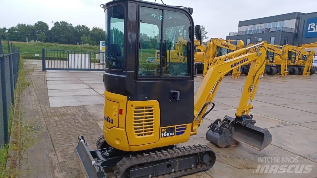 Komatsu PC16R-3HS Mini ekskavatörler, 7 tona dek