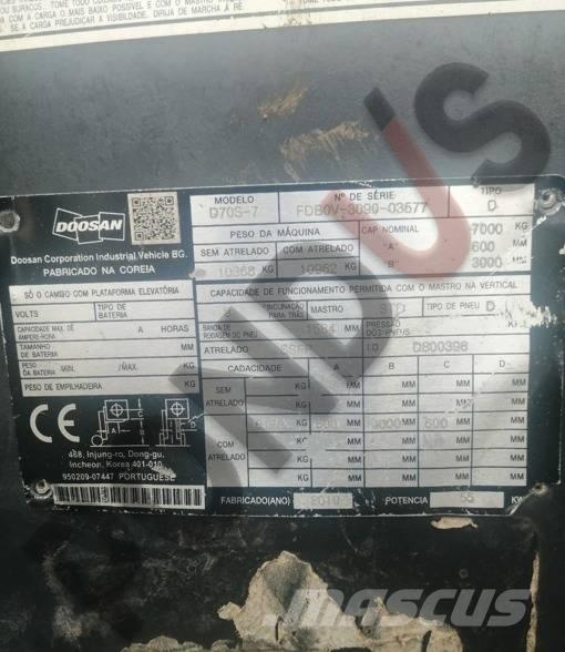 Doosan D 70 S-7 Dizel forkliftler