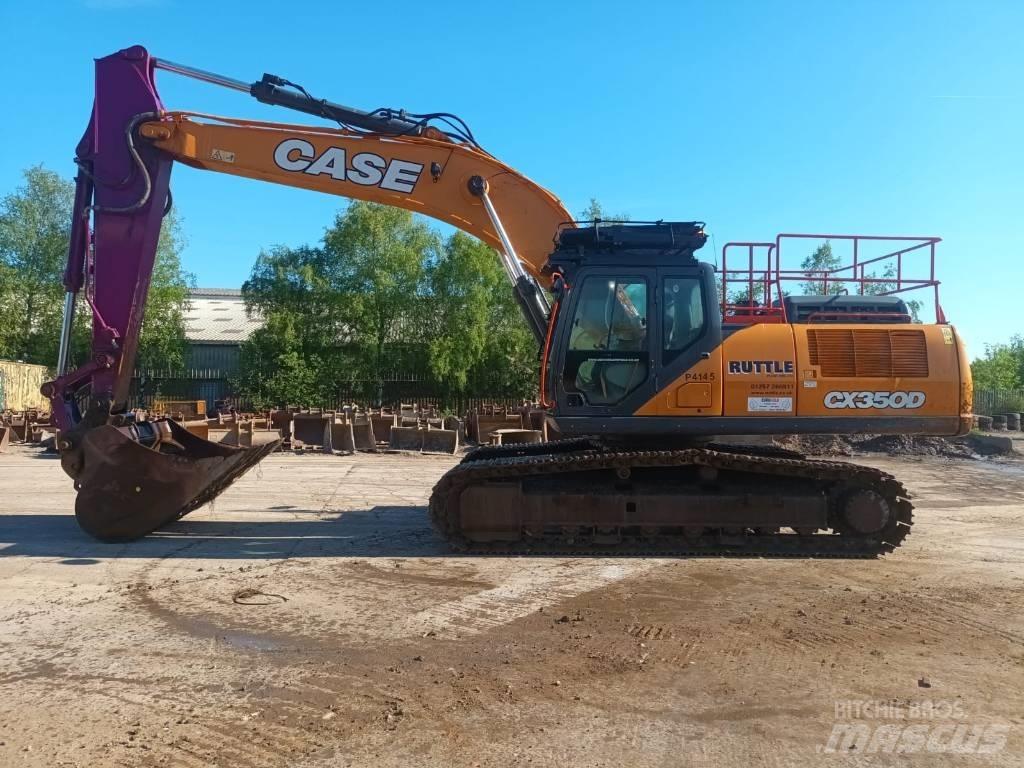 CASE CX350D Paletli ekskavatörler