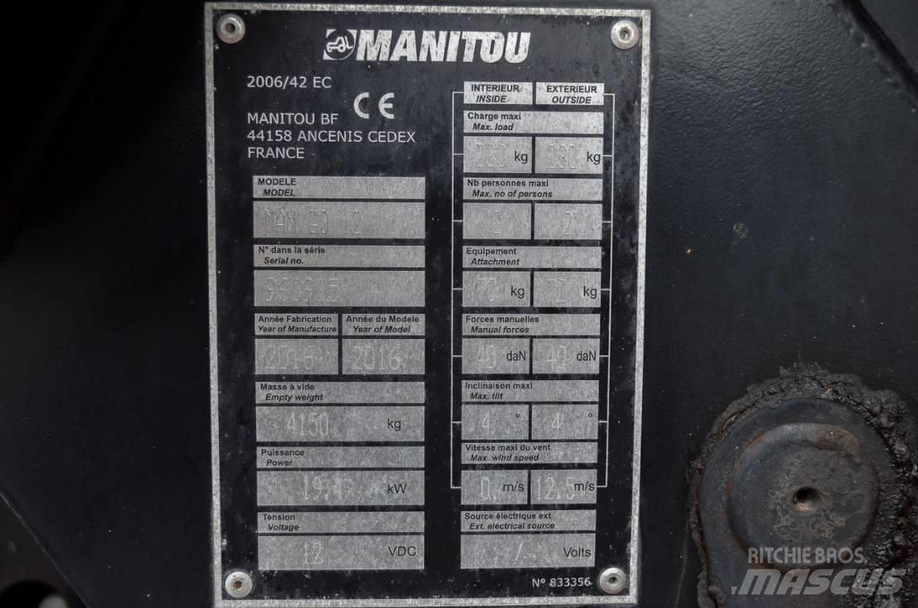 Manitou ManGo 12 Körüklü personel platformları