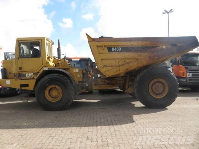 CAT  D40 Dumper Belden kirma kaya kamyonu