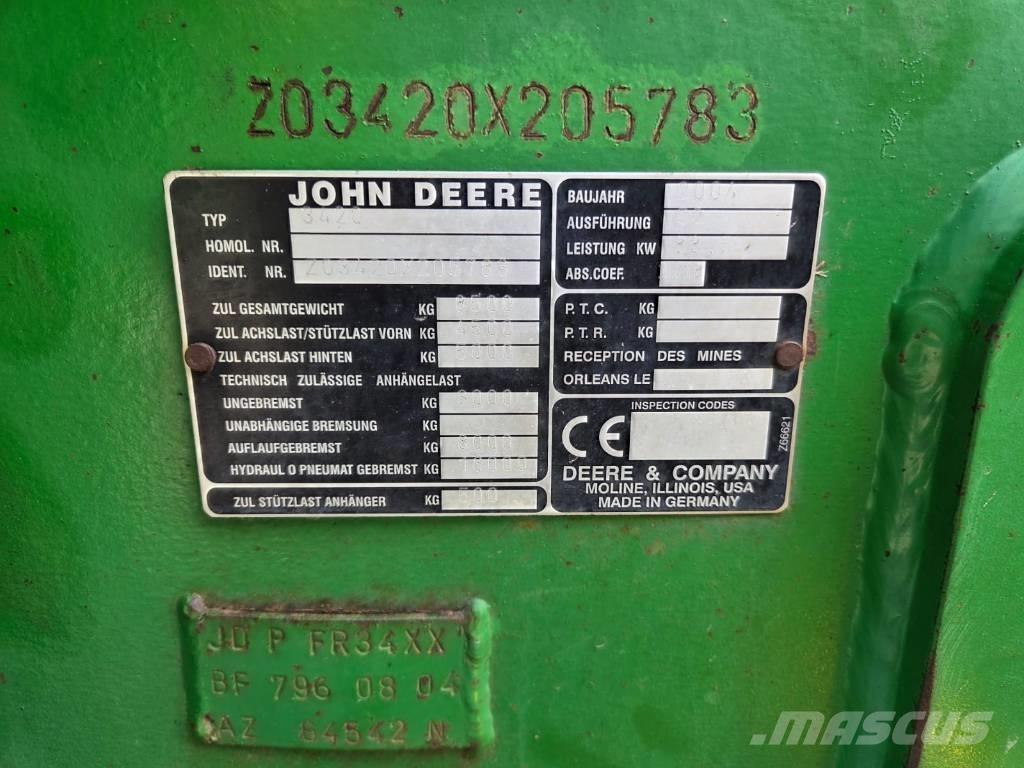 John Deere 3420 Tarimsal teleskopik yükleyiciler