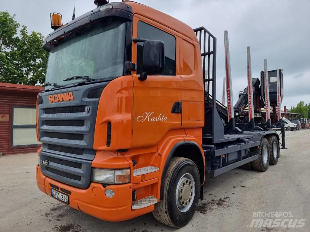 Scania R 580 Tomruk kamyonlari