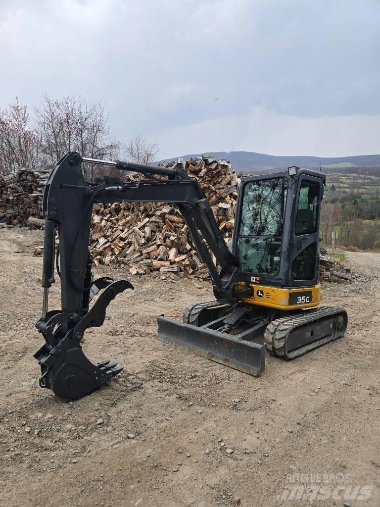 DEERE 35G Mini ekskavatörler, 7 tona dek