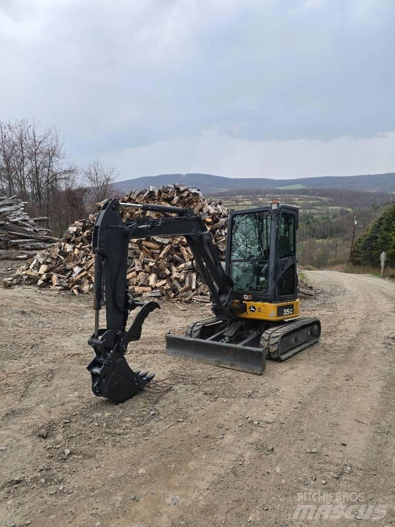 DEERE 35G Mini ekskavatörler, 7 tona dek