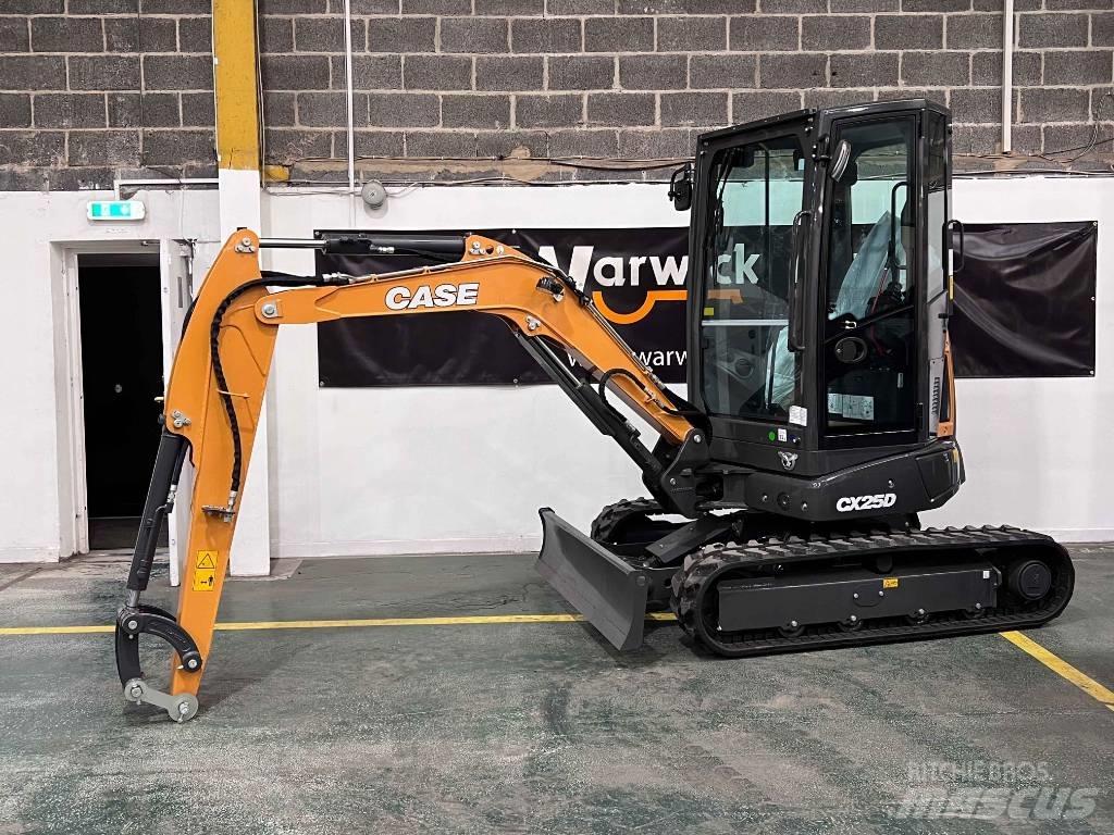 CASE CX 25 D Mini ekskavatörler, 7 tona dek