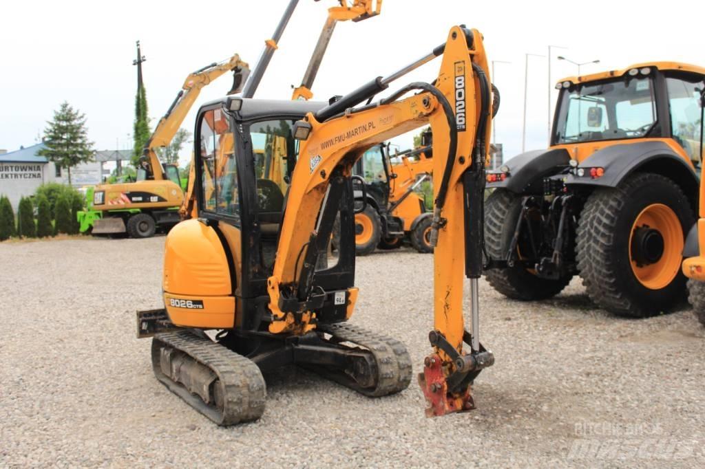 JCB 8026 CTS Mini ekskavatörler, 7 tona dek