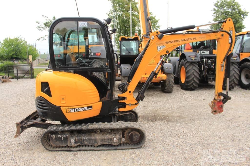 JCB 8026 CTS Mini ekskavatörler, 7 tona dek