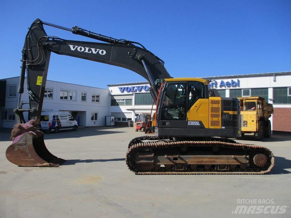 Volvo ECR 355 EL Paletli ekskavatörler