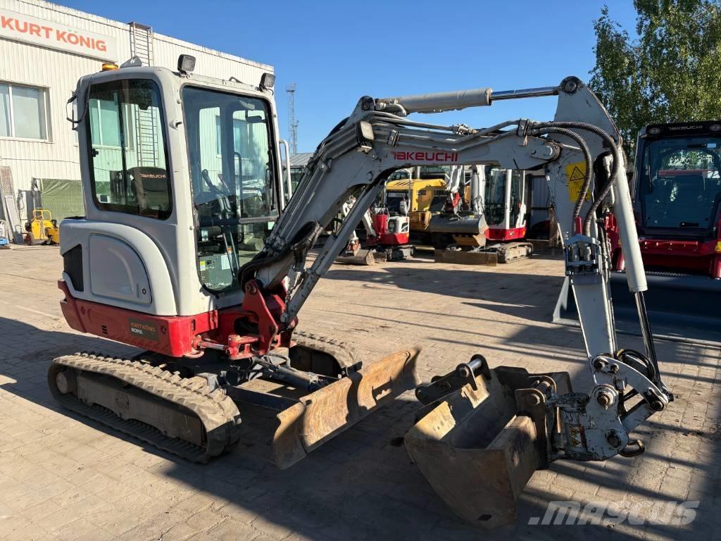 Takeuchi TB 225 Mini ekskavatörler, 7 tona dek