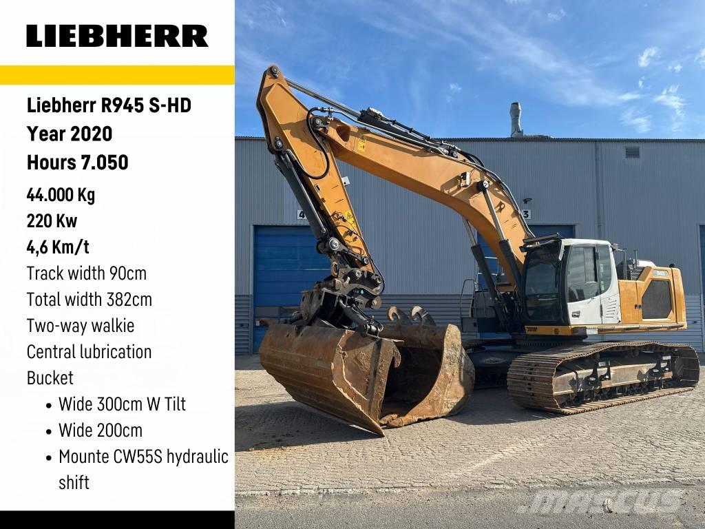 Liebherr R945 Paletli ekskavatörler