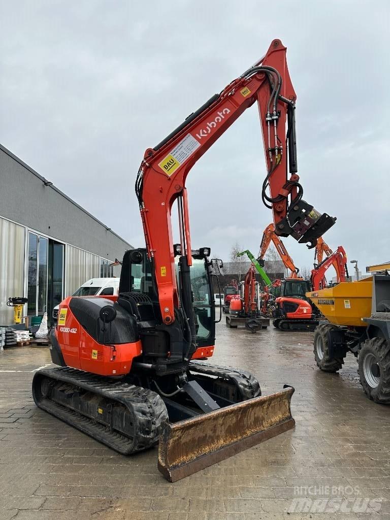Kubota KX 080-4 Midi ekskavatörler 7 - 12 t