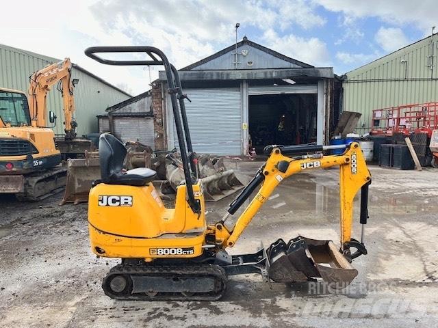 JCB 8008 CTS Mini ekskavatörler, 7 tona dek